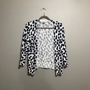 Polka dot cardigan